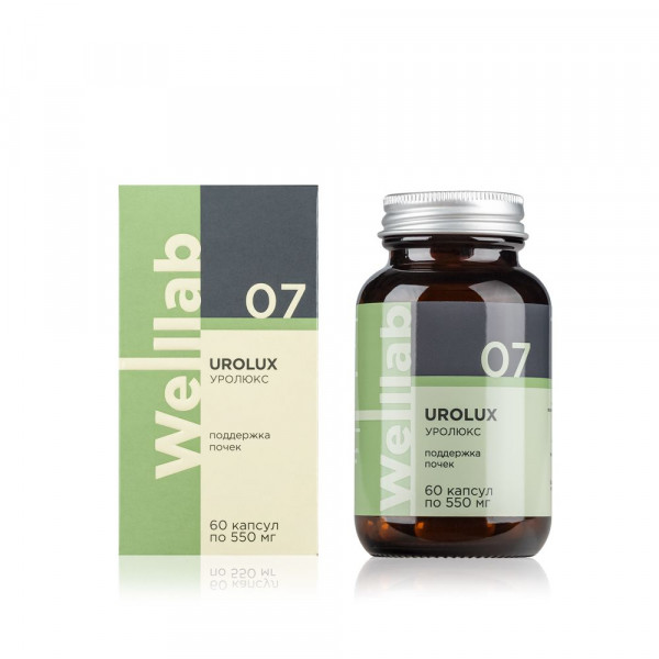 БАД для мочевыделительной системы Welllab UROLUX, 60 капсул
